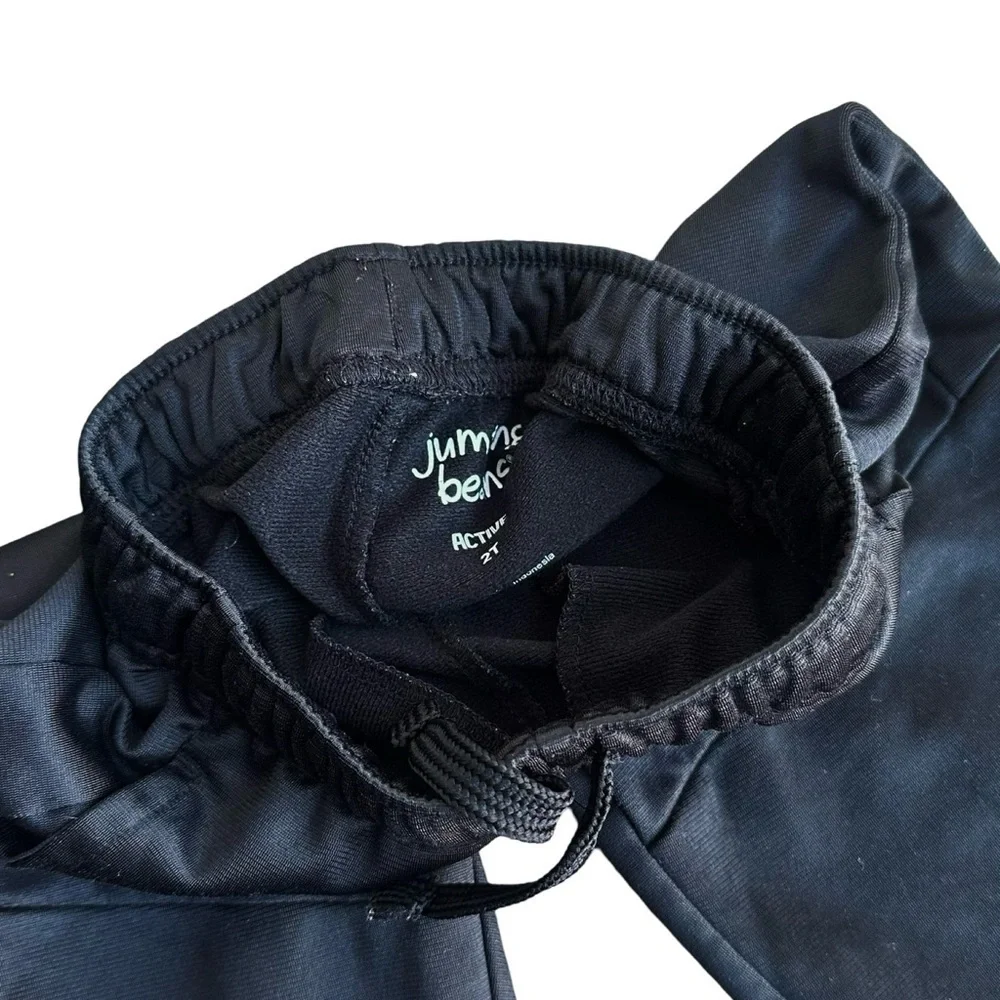 Jumping Beans 2T Boys Black Active pull on casual pants